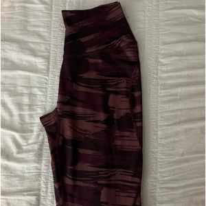 Alphalete Surface Crossover Camo Leggings - Size Small